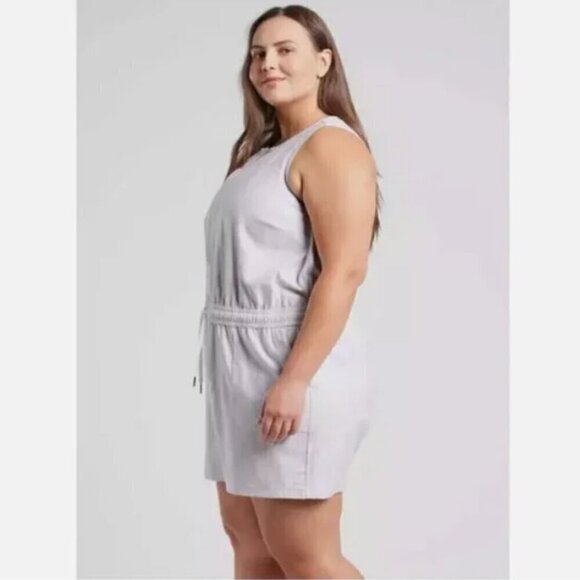Athleta Farallon Printed Romper-Spliced Magic Veil Grey-Size 3X - NWT MSRP $98 - Picture 3 of 12